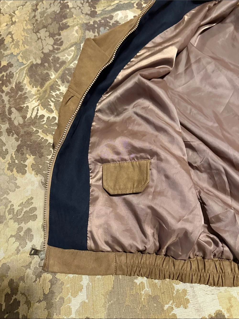 Men's Brown Zip-Front Jacket